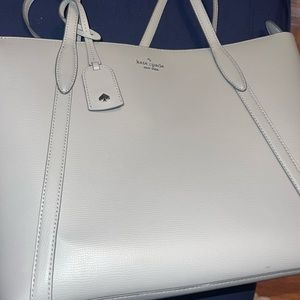 grey Kate spade purse